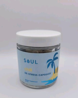 Soul - De-Stress Capsules 30 Count - Ease Stress Naturally