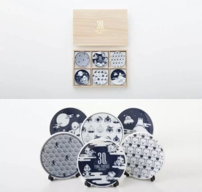 Final Fantasy 30th Anniversary Sauce Dish/Small Plate Set