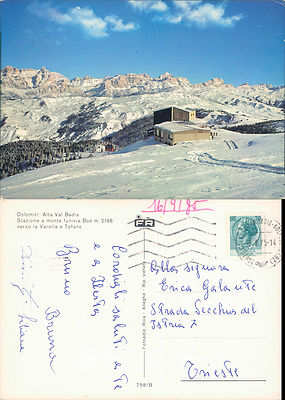 Alta Val Badia, Bahnhof A Monte Funivia-F.g.trentino (Bz )N.43954