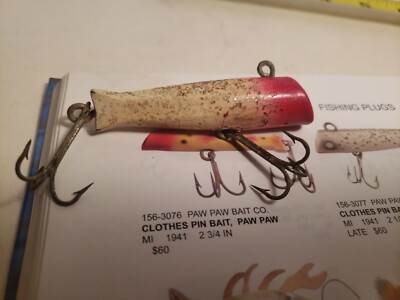 1941 PawPaw Clothes Pin Bait Fishing Lure In Nice Shape See Pictures &... |  eBay