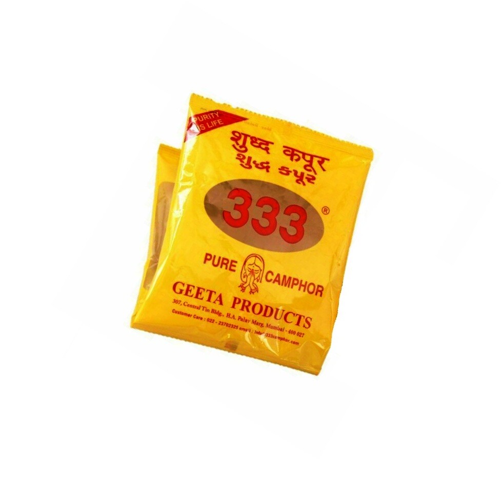 333 Pure KAPOOR Tablets Indian KAPOOR Authentic for Hindu Puja Diwali