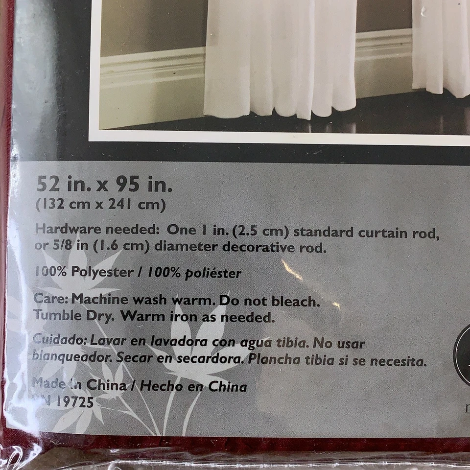 Panel de bolsillo Preston One Rod Merlot 52 pulgadas X 95 pulgadas un panel nuevo con etiquetas Foto 4 de 4