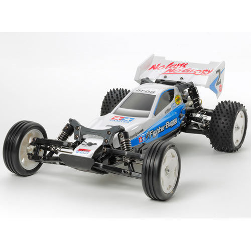 TAMIYA 58587 Neo Fighter Buggy DT03 1:10 Assembly Kit Deal pack Twin Stick Radio