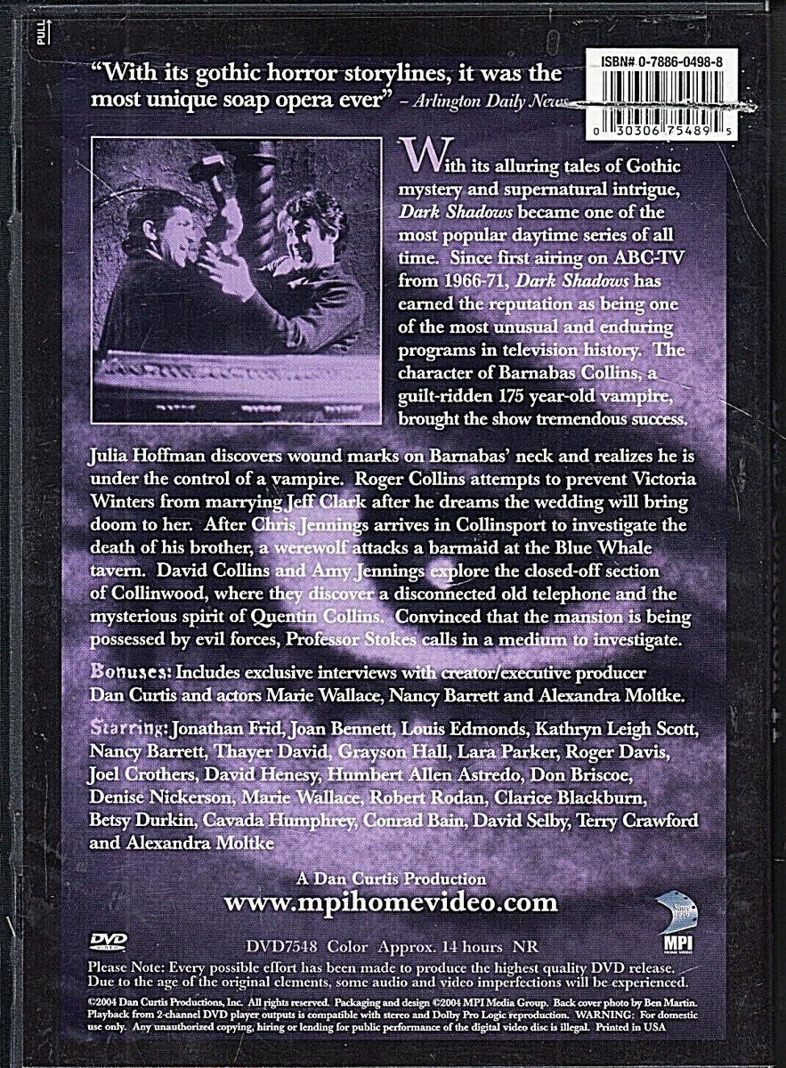 Dark Shadows - Collection 11 (DVD, 2004, 4-Disc Set) [D3