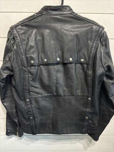 HEIN GERICKE HARLEY DAVIDSON Black Motorcycle Biker BOMBER JACKET WOMENS 36 - Picture 6 of 6