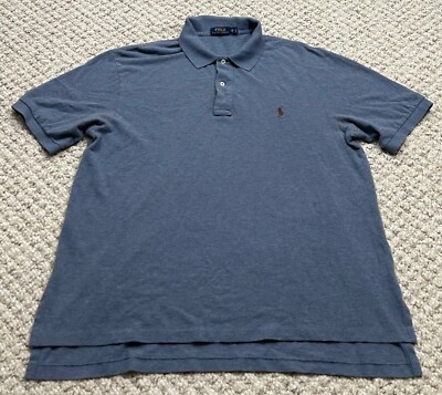 Polo Ralph Lauren Men's Classic-Fit Mesh Polo Shirt Blue