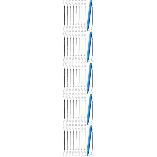 5 Pack Federseil Berühren Sie Stift Lanyard Stylus-Stift-Bungee-Kabel - Zdjęcie 6 z 12