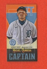 2021 Gypsy Queen Miguel Cabrera CAPTAIN MINIS Card #CM-MC   FREE SHIPPING Tigers