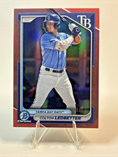 2024 Bowman Chrome Prospects Colton Ledbetter #BCP-124 Rose Gold /10 - Rays