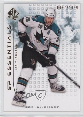 2009-10 SP Authentic SP Essentials 67/1999 Joe Thornton #121 HOF gc7