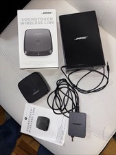 Bose SoundTouch Wireless Link Bluetooth Adattatore WiFi con Scatola Cavo AUX Testato