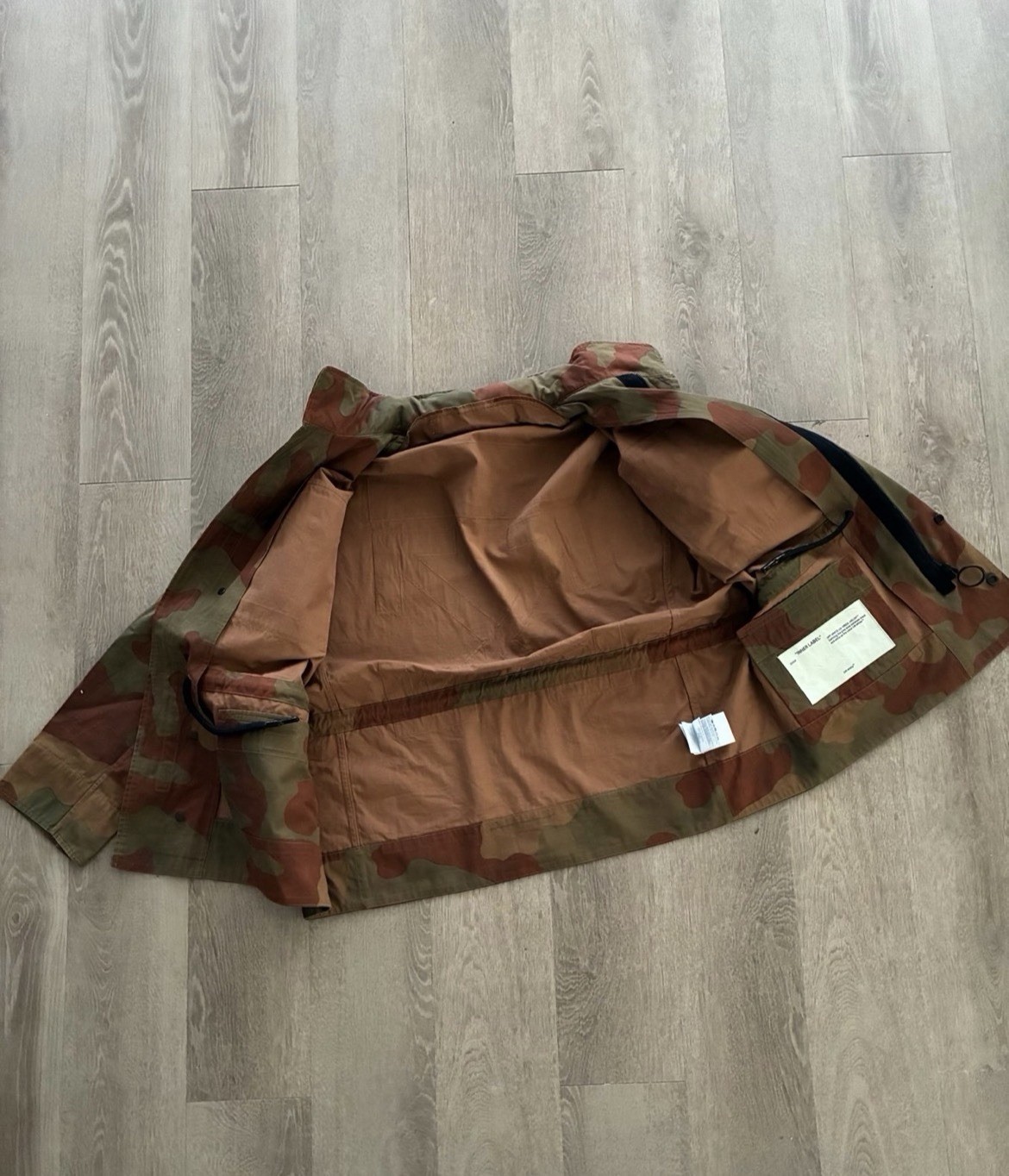 Off White Camouflage Jacket Size S image 2