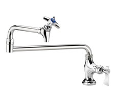 Krowne 16-162L Deck Mount Pot Filler w/ 18" Jointed Spout LOW LEAD