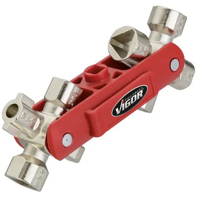 Vigor V4241 Electrical Cabinet Wrench Sub Maker Quadro 10-in-1 Wrench for a