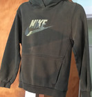 Boy's Sz L NIKE Camo Hoodie with Front Pouch Pocket — photo 4