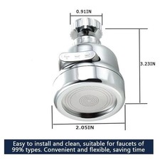 Flexible Faucet Extender 360° Bendable Sink Tap Spray Head Attachment Kitchen UK