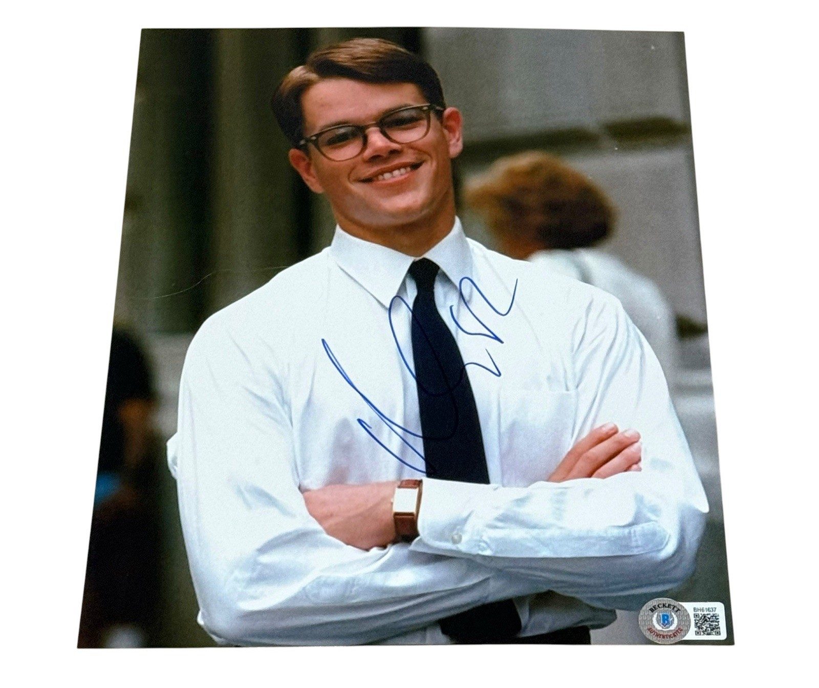 Matt Damon Signed Autographed 8x10 Photo Beckett BAS COA