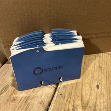 Rolodex Business Cards A-Z  Blank 5  x 3  