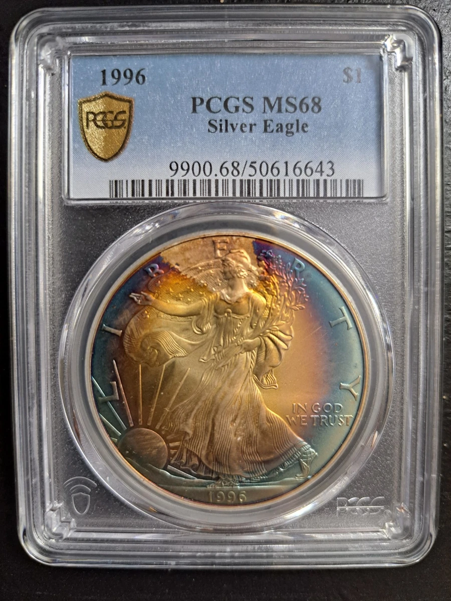 American Eagle MS 68 Graded 1996 Silver Bullion Coins for sale | eBay