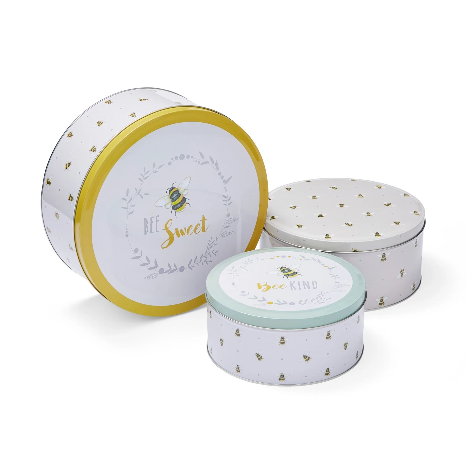 Cooksmart Bumble Bees Collection Set of 3 round Cake Tins.
Opens in a new window or tab