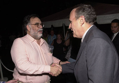 Francis Ford Coppola and Mayor Rudy Giuliani at Francis Ford Coppo- Old Photo 2