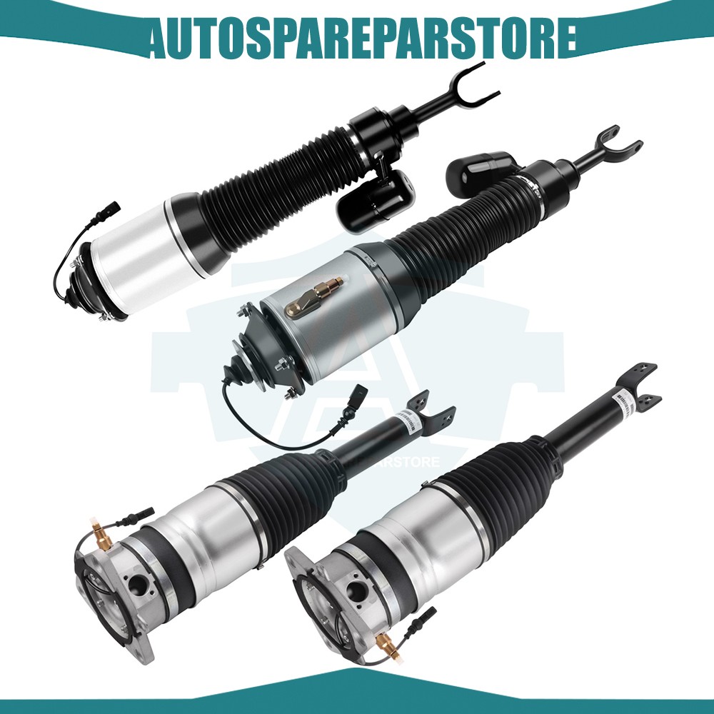 4X Front Rear Air Suspension Shock For Bentley Continental GT GTC Flying Spur