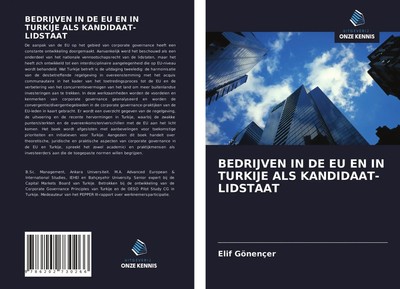Elif Gönençer | BEDRIJVEN IN DE EU EN IN TURKIJE ALS KANDIDAAT-LIDSTAAT | Buch