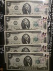 5 Unc Consecutive 1976 $2 First Day Issue Bellfontaine Ohio — photo 1
