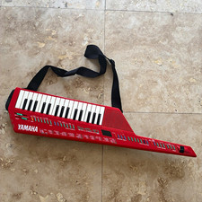 Yamaha SHS-10 Red 32-Key Keytar Electronic Keyboard w/ Strap Pitch Bend-Untested