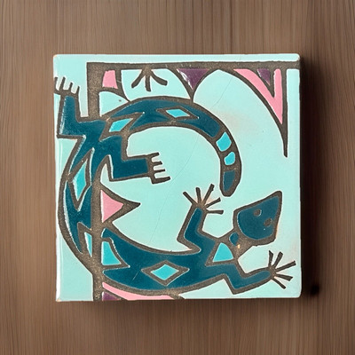 Mag Mor Studios Christine Fitzgerald Wall Tile Southwest Design 