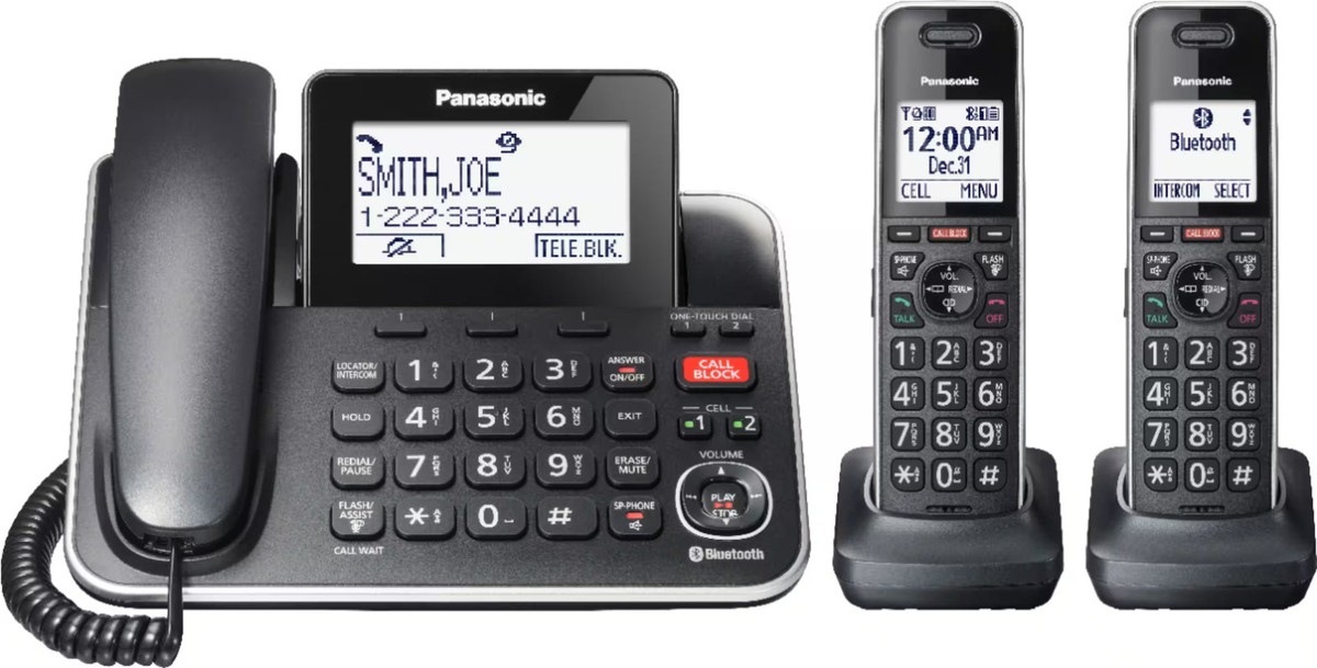 Panasonic KX-TGF882B Cordless Answering System - Black for sale