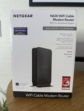 Netgear C3700 N600 802.11n Dual Band Gigabit DOCSIS 3.0 Wi-Fi Cable Modem Router