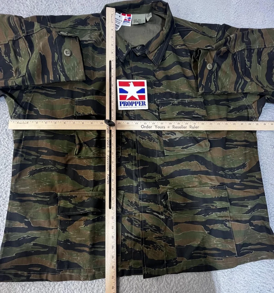 Abrigo de Combate Propper Para Hombres XXL Camuflaje Tigre Rayas Chaqueta Militar Manga Larga Foto 4 de 4