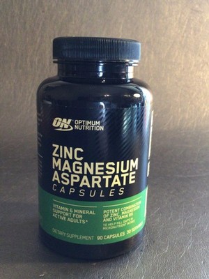 Optimum Nutrition - Zinc Magnesium Aspartate 90 Capsules - Short Exp
