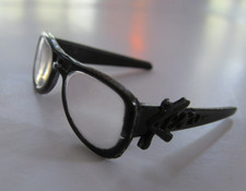 Mattel Ken Doll Black Clear Lens Eye Glasses Sunglasses