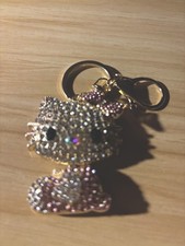 Bow Rhinestone Keychain Chic Sparkling Bag Charm