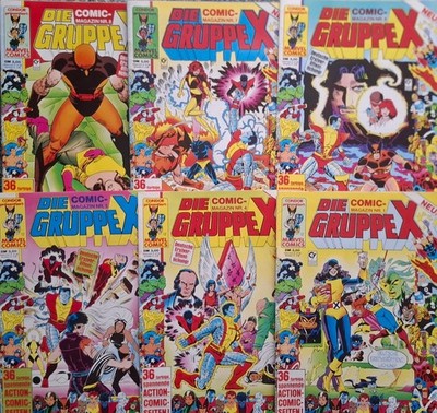 Gruppe X 1 - 8 Condor Verlag 1988 - 1989 Marvel Comic Magazin Wolverine X-MEN