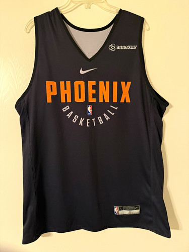 Nike Phoenix Suns Annexus #0 NBA Basketball Jersey Size L Black/Orange