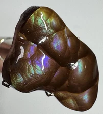 Original 16 Ct Fire Agate Gem AAA+ Quality Deer Creek 21×16×5 mm Arizona Natural