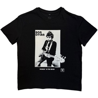 Boys' Bob Dylan Blowing In The Wind T-shirt Youth X-Small Black