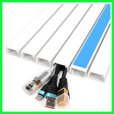 87in Cord Hider Kit, Cord Covers for Wires on Wall, Paintable Cable Raceway, ...