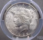 1922 "S" Peace SILVER Dollar $1 PCGS MS64 #960 Unc BU Uncirculated ECC&C, Inc.