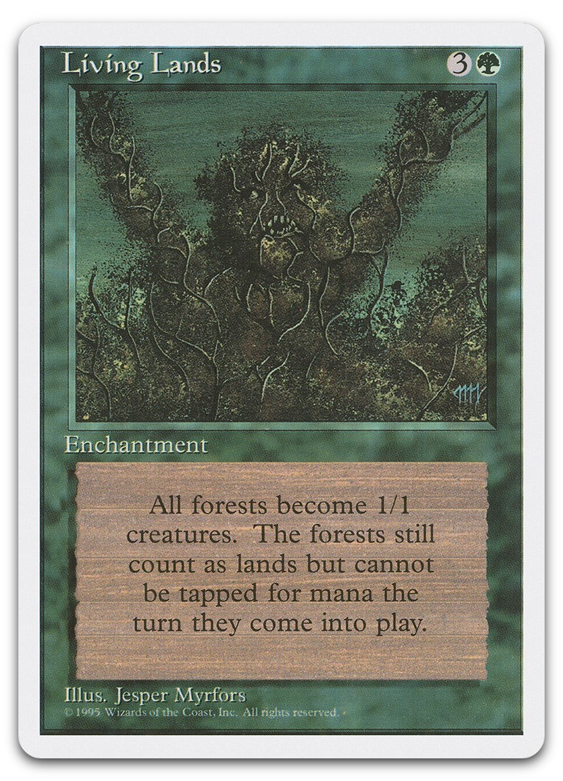 Living Lands (NM) Fourth Edition 4ED Magic MTG