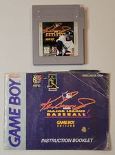 1997 Ken Griffey Jr. Presents Major League Baseball Nintendo Game Boy & Manual