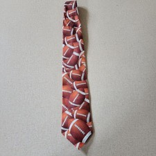 Vintage Ralph Marlin “Just Balls-Football” Men's Tie 1995 Made In USA