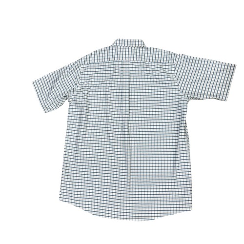 L.L.Bean Mens Plaid Short Sleeve Button Up Shirt 17-Tall Traditional Fit - Picture 5 of 5