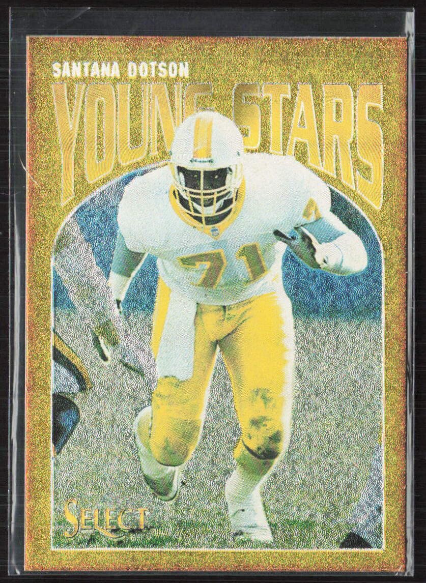 1993 Select Young Stars #24 Santana Dotson Tampa Bay Buccaneers (C)
