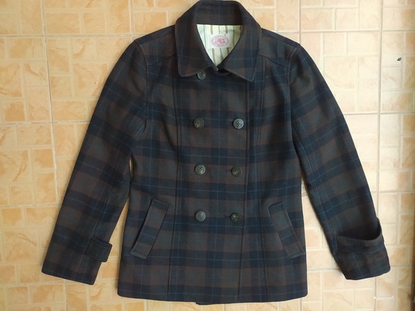 J PRESS CHECK TRENCHCOAT