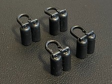 LEGO 3838 Sauerstofftank Taucherflasche Atemapparat Minifig 4 Stück schwarz