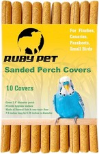 Sanded Perch Covers for Parakeets, Lovebirds, Finches, Canaries, Small SAND